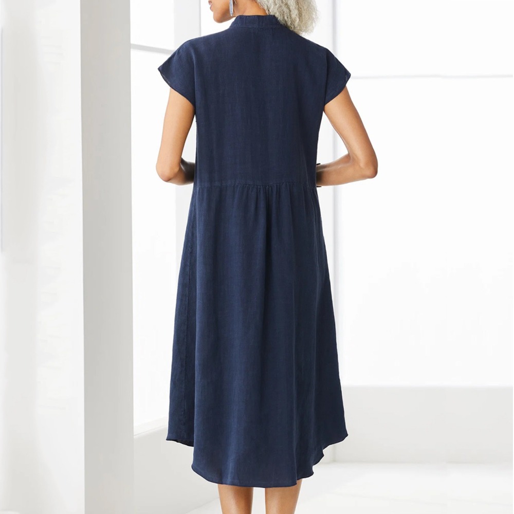 2026 여성 캐주얼 블랙 셔츠 드레스 짧은 소매 버튼 - Casual Loose Linen Shirt Dress 리뷰 및 가격