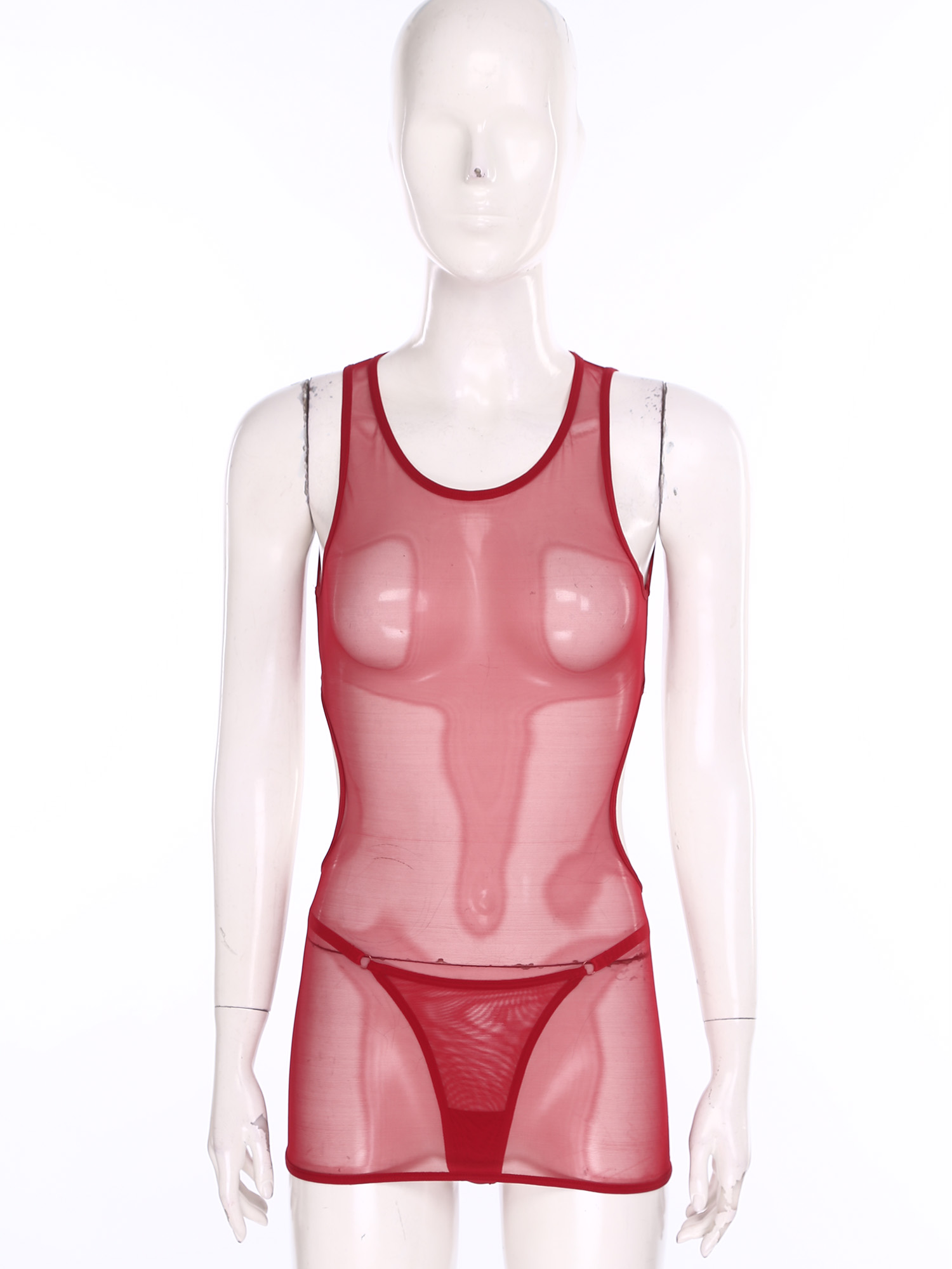 여성 섹시 시스루 메쉬 미니 드레스, 끈 비키니 커버업 - Sexy Mesh Sheer Bodycon Dress 리뷰 및 가격