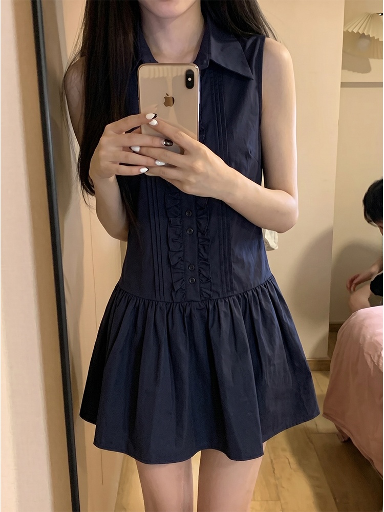 슬리밍 효과 한국 대학생 스타일 셔츠 원피스 여성 여름 - Korean Style A Line Shirt Dress 리뷰 및 가격