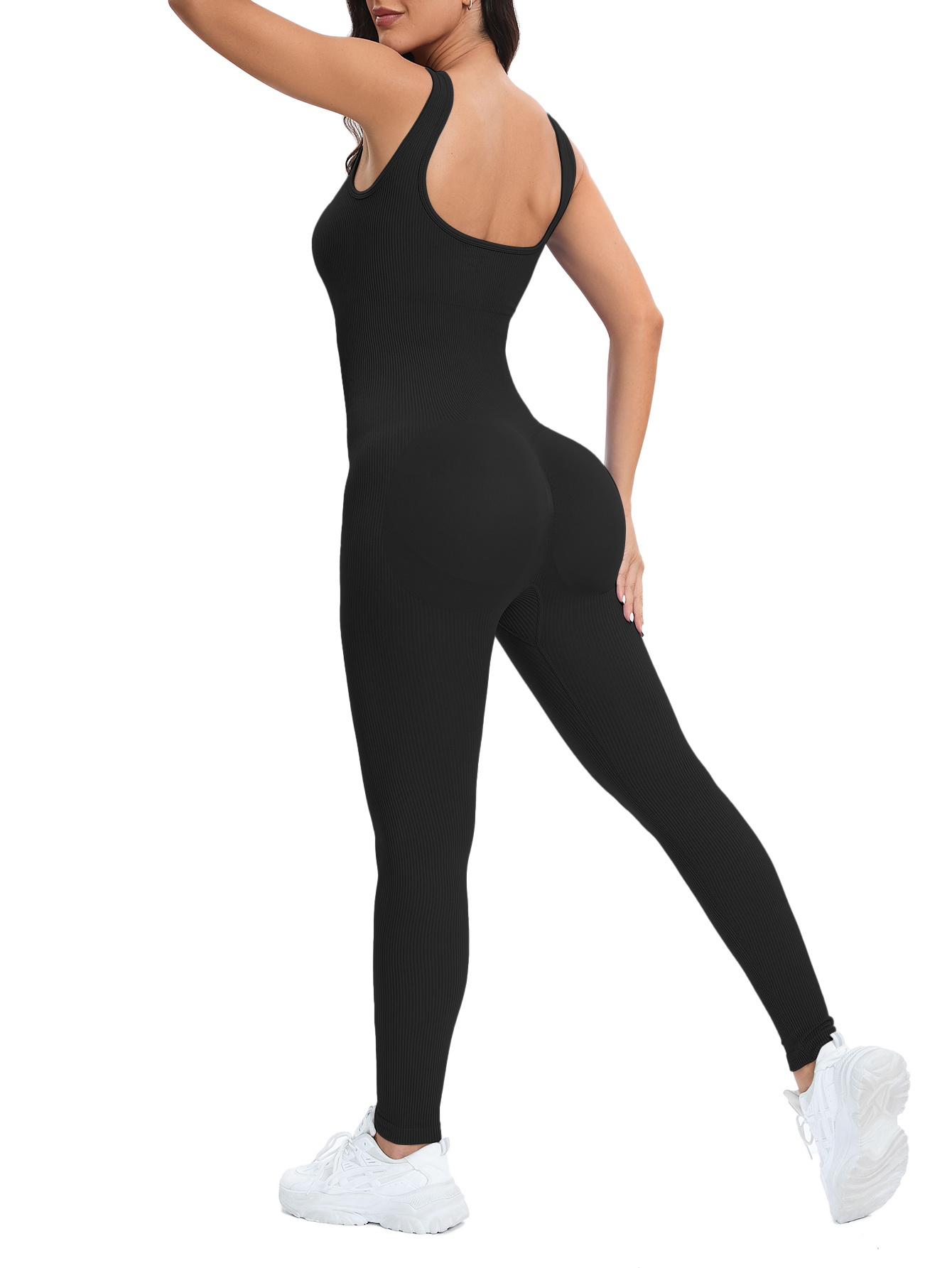 여성용 운동복 심리스 점프수트 요가 리브드 바디콘 원피 - Seamless Ribbed Workout Tank Top 리뷰 및 가격
